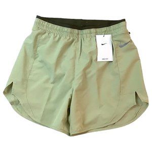 NWT Nike Women Dri-FIT Tempo Luxe 5" Running Shorts Green Size XL CZ9576-371